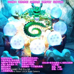 Dragon Ball Z Shenron Decorative Figure Model Toy Set (shenron + LED base + 4.3CM crystal ball) )