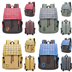 4 Styles Harry Potter canvas backpack bag