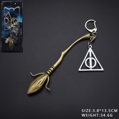 Harry Potter Cosplay Movie Pattern Decorative Alloy Anime Keychain