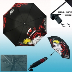 Naruto Cartoon Pattern Folding Sunscreen Anime Umbrella