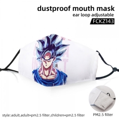 20 Styles Dragon Ball Z For Adult and Children with PM2.5 Filter Customizable Adjustable Ear Straps Anime Face Dust Mask