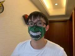 3 Styles The Hulk Movie Cosplay Cartoon Mask Space Cotton Anime Print Mask