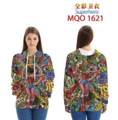 15 Styles The Avengers Superhero Pattern Color Printing Patch Pocket Hooded Anime Hoodie
