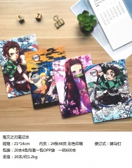 Mix Designs Demon Slayer: Kimetsu no Yaiba For Student Office Anime Paper Notebook (20pcs/set)