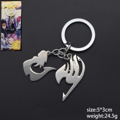 Fairy Tail Anime Cartoon Metal Keychain Key chain