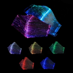 For Party Color Change Led Optical Fiber Luminous Mask