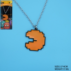 Pacman Game Pattern Cosplay Decorative Anime Necklace
