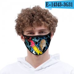 17 Styles One Punch Man For Adult and Child Customizable Anime Face Dust Masks