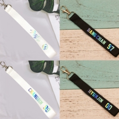 2 Colors K-POP Stray Kids Collectible Anime Lanyard Keychain