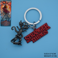 Stranger Things Movie Anime Cartoon Metal Alloy Keychain Key Chain