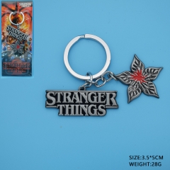 Stranger Things Movie Anime Cartoon Metal Alloy Keychain Key Chain