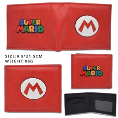 Super Mario Bro Game  Cartoon Silica Gel Purse Cute Wallet