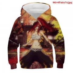 20 Styles Fairy Tail Cosplay 3D Color Child Anime Hoodie