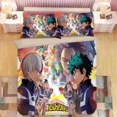 19 Styles Boku no Hero Academia/My Hero Academia Polyester Material Anime Quilt Duvet Cover+Pillowcase (Set)