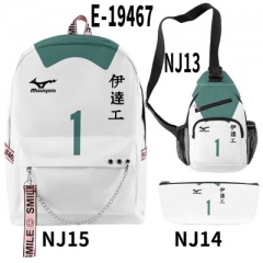 16 Styles Haikyuu School Backpack Bag+Crossbody Bag+Pencil Bag (Set)