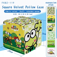 Keroppi Plush Soft Square Anime Pillow Can Be Customized According To Your Pictures