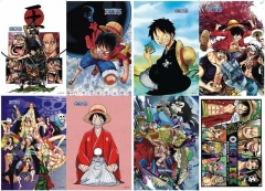 One Piece Cartoon Printing Collectible Paper Anime Poster (Set)
