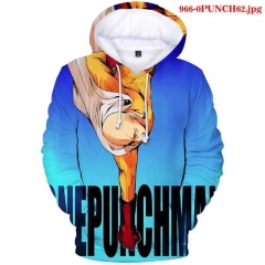 5 Styles ONE PUNCH-MAN 3D Color Long Sleeves Anime Hoodie