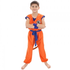Dragon Ball Z Son Gohan Cosplay Kids Clothes Set  (T-shirt, Pants , Belt , Bracer)