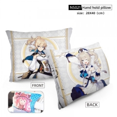 5 Styles Genshin Impact Game Hand Hold Pillow Anime Warm Pillow