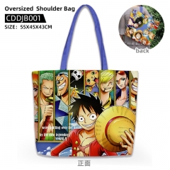 3 Styles One Piece Oversized Shoulder Bag Anime Cartoon Bag