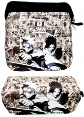 2 Styles Naruto Canvas Double Layer Anime Pencil Bag