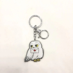 Harry Potter Hedwig Movie Character Anime Acrylic Keychain