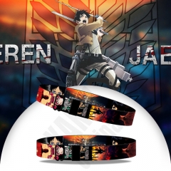 Attack on Titan/Shingeki No Kyojin Ribbon Bracelet Wristband Collectible Anime Wristband