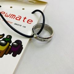 Among Us Hot Game Multifunctional Alloy Anime Necklace Ring