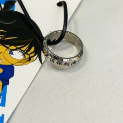 Detective Conan Multifunctional Alloy Anime Necklace Ring