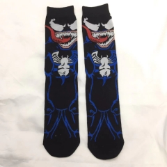 Venom Unisex Cartoon Pattern Anime Long Socks