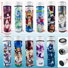 11 Styles Date A Live Pokemon Naruto One Piece 304 Stainless Steel Insulation Cup Heat Sensitive Vacuum Cup Mug