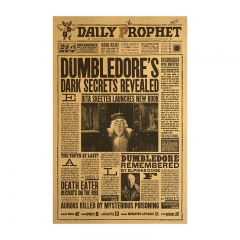 Harry Potter Dumbledore Home Decoration Retro Kraft Paper Anime Poster