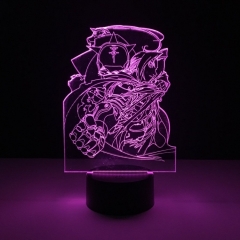 2 Different Bases Fullmetal Alchemist Anime 3D Nightlight with Remote