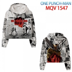 One Punch Man Color Printing Hooded Anime Hoodie