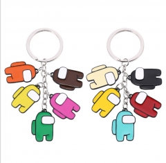 2 Styles Popular Game Among Us Keychain