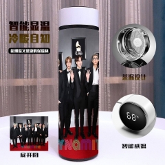 2 Styles K-POP BTS Bulletproof Boy Scouts Smart Temperature 304 Stainless Steel Insulation Cup