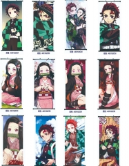 23 Styles Demon Slayer: Kimetsu no Yaiba Cosplay Cartoon Wall Scrolls Decoration Anime Wallscrolls 40*102 cm