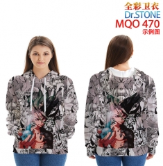 5 Styles Dr. Stone European size Patch pocket Anime Hoodie