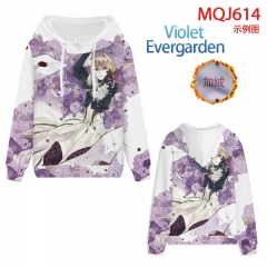 7 Styles Violet Evergarden European size Plus Velvet Anime Hoodie