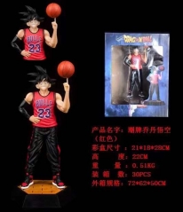 Fashion Michael Jordan Dragon Ball Z Goku Cartoon Character Anime PVC Figure