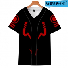 10 Styles Jujutsu Kaisen 3D Printing Cosplay V-neck Anime T shirt