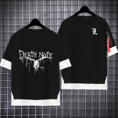 4 Styles Death Note Cosplay Color Printing Anime T shirt