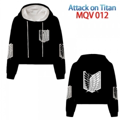 Attack on Titan Color Printing Hooded Anime Hoodie