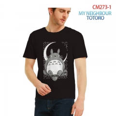 28 Styles My Neighbor Totoro Color Printing Anime Cotton T shirt For Men