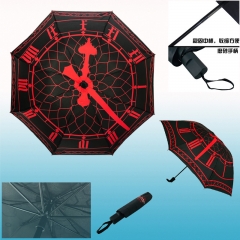 Date A Live Cartoon Pattern Folding Sunscreen Anime Umbrella