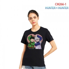 32 Styles Hunter x Hunter Color Printing Anime Cotton T shirt For Women