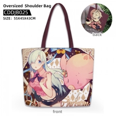 2 Styles The Seven Deadly Sins  Oversized Shoulder Bag Anime Cartoon Bag