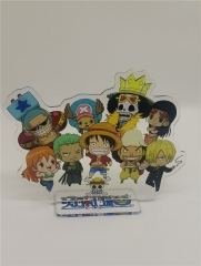 One Piece Cartoon Acrylic Anime Standing Plate