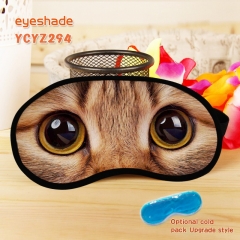 (No ice pack) Cat Cute Animal Custom Design Cartoon Cosplay Eyepatch Digital Print Anime Eyepatch